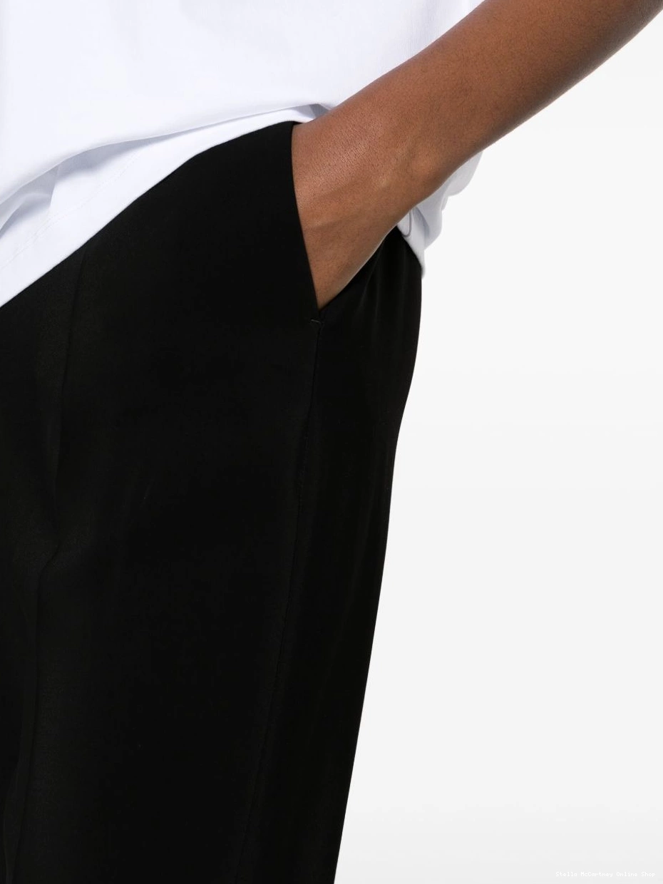 Affordable pants track slim-cut McCartney elasticated Women Stella 0419